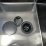Кухонная мойка Roxen Simple 560220-50B PVD оружейная сталь (с коландером и дозатором)