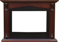Камин Smolcom Praga FS33/FS33W (махагон коричневый антик)