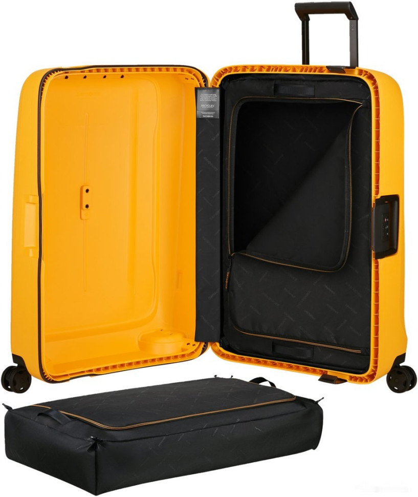 Чемодан-спиннер Samsonite Essens Radiant Yellow 75 см
