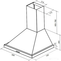 Вытяжка LEX Vintage 600 (слоновая кость light)