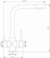 Смеситель Zorg SH 552 SATIN