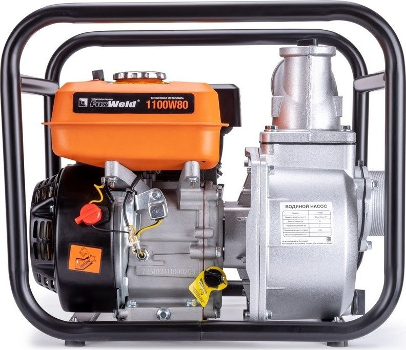 Мотопомпа FoxWeld 1100W80
