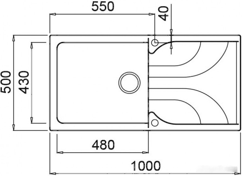 Кухонная мойка Elleci Ego 480 M79 Aluminium