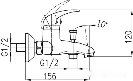 Смеситель Armatura Kroma 544-030-00