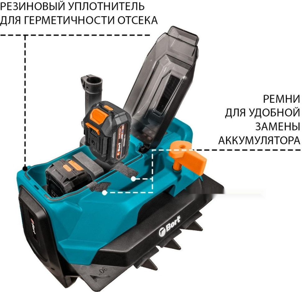 Снегоуборщик BORT BSF-40 (без АКБ)