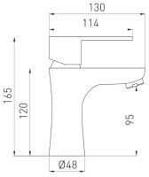Смеситель Ferro Algeo BAG2