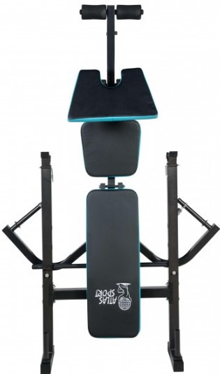 Силовая скамья Atlas Sport 1070 (черный/синий)