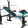 Силовая скамья Atlas Sport 1070 (черный/синий)