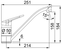 Смеситель Franke NOVARA PLUS ваниль