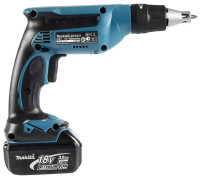 Шуруповерт для гипсокартона Makita DFS451RFE (с 2-мя АКБ, кейс)