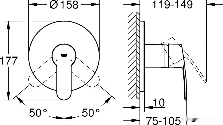 Смеситель Grohe Eurostyle Cosmopolitan 24051002