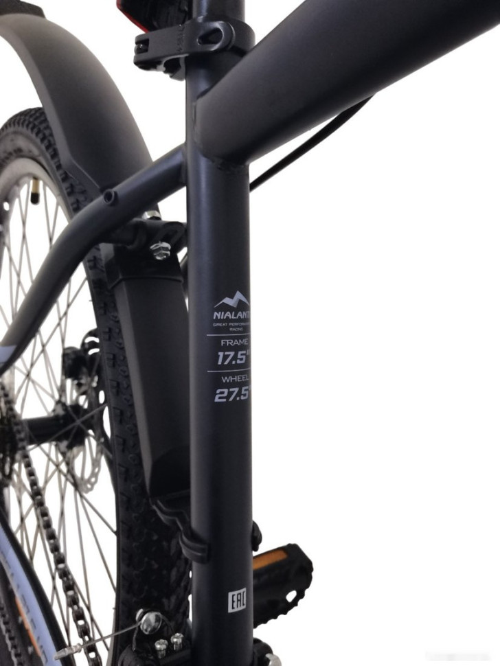 Велосипед Nialanti ForsaJ MD 27.5 19.5 2024 (графитовый матовый)