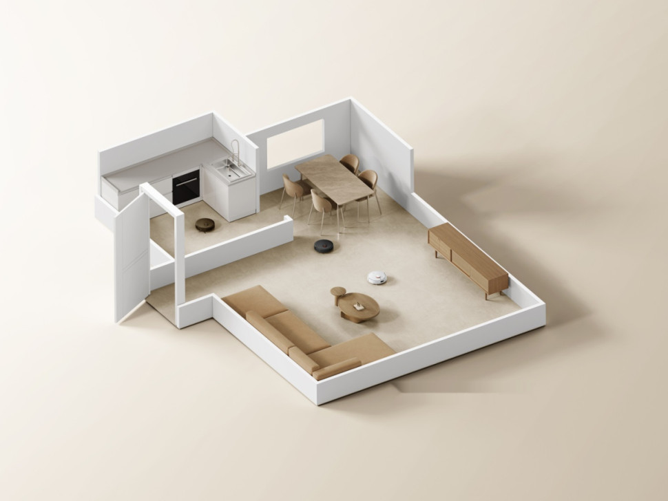 Робот-пылесос Xiaomi Robot Vacuum S20 D106 (европейская версия, белый)