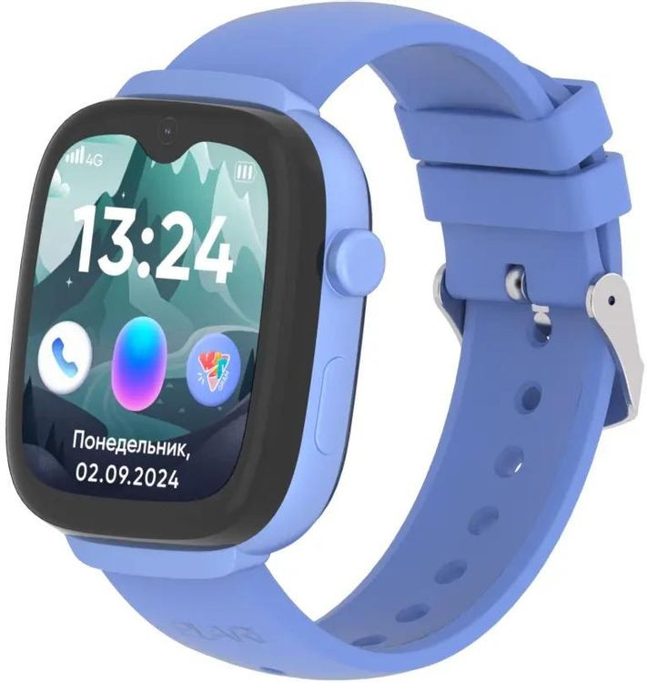 Детские умные часы Elari KidGram 4G (синий)