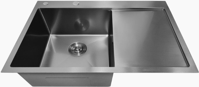 Кухонная мойка Stellar Decor S7850NB-L-D (нано черный)