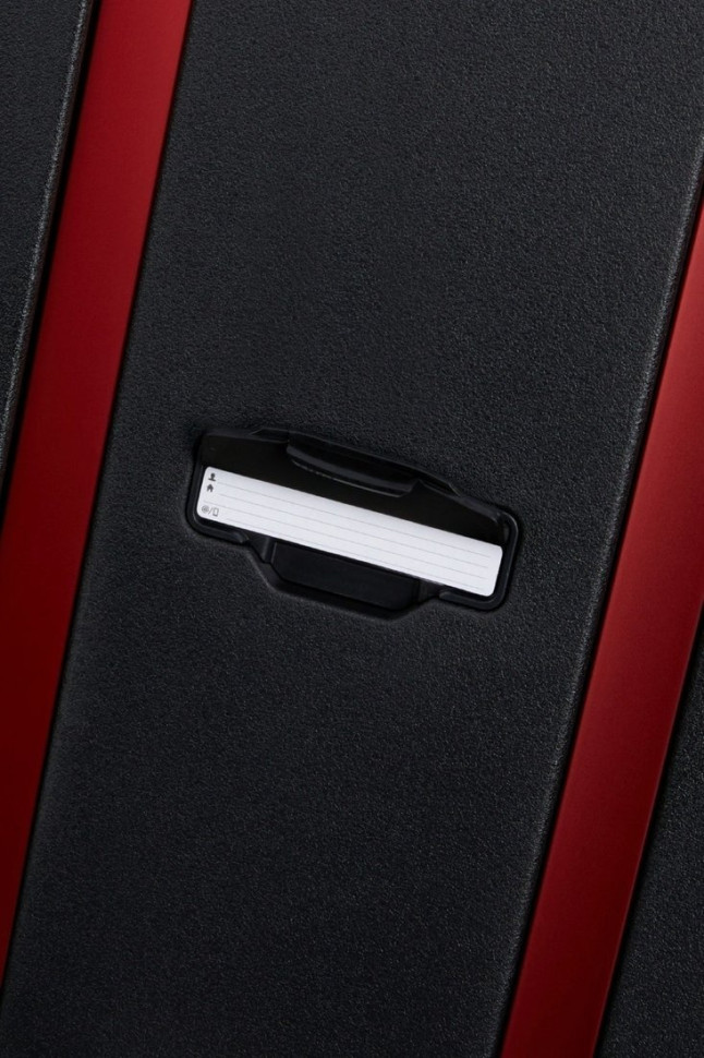 Чемодан-спиннер Samsonite Essens Charcoal/Red 75 см