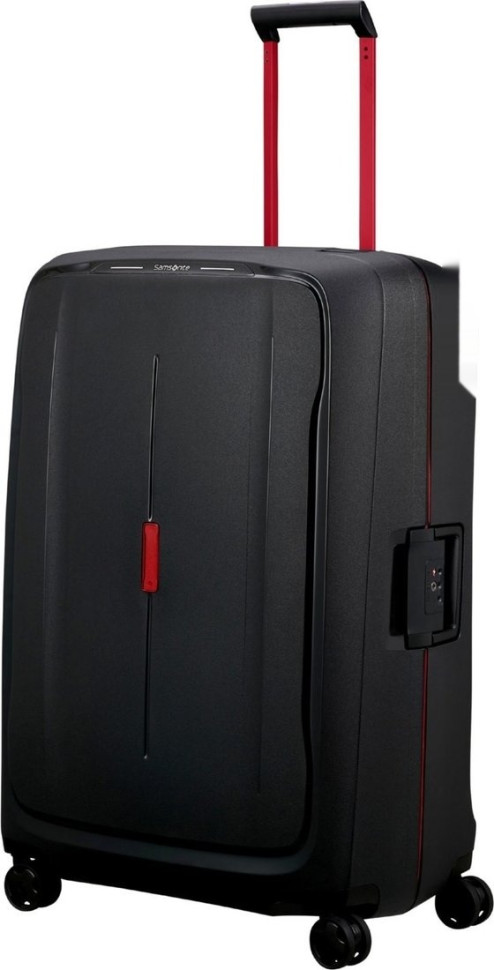 Чемодан-спиннер Samsonite Essens Charcoal/Red 75 см