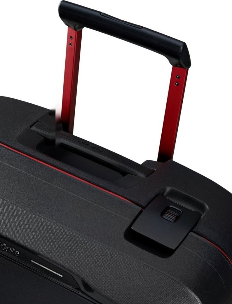 Чемодан-спиннер Samsonite Essens Charcoal/Red 75 см