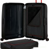 Чемодан-спиннер Samsonite Essens Charcoal/Red 75 см