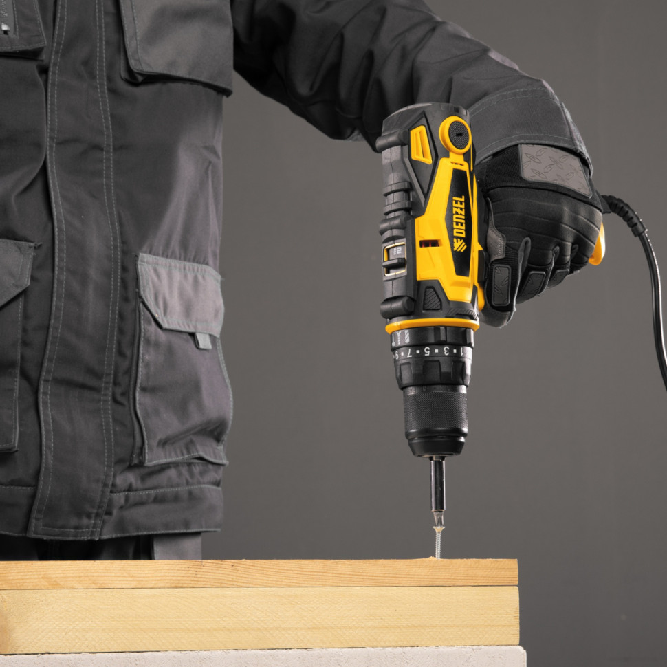 Ударная дрель-шуруповерт Denzel ISD-300-13