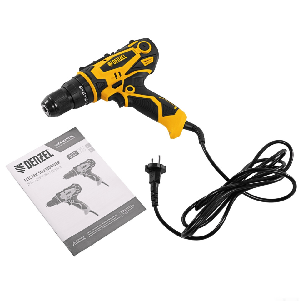 Ударная дрель-шуруповерт Denzel ISD-300-13