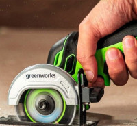 Угловая шлифмашина Greenworks GD24UCS (без АКБ)