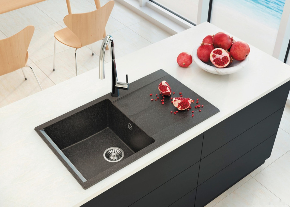 Кухонная мойка Polygran Gals-860 (серый 14)