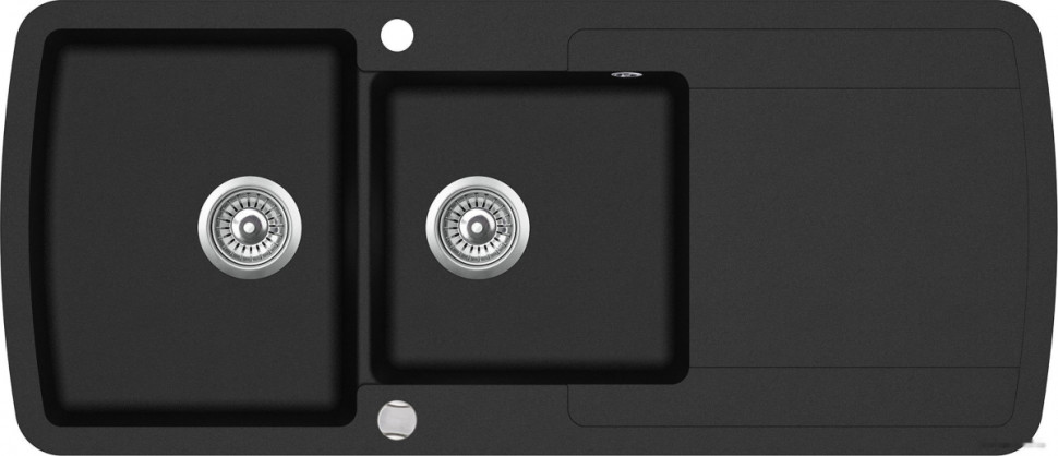 Кухонная мойка AquaSanita Lira SQL201AW (black metallic 601)