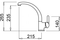 Смеситель Elleci Po M79 Aluminium