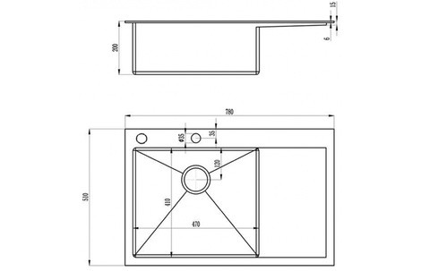 Кухонная мойка Zorg INOX X-7851-L