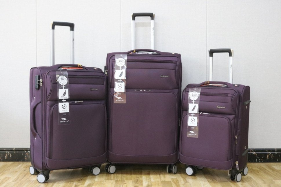 Чемодан Monza 8038# (L, фиолетовый)