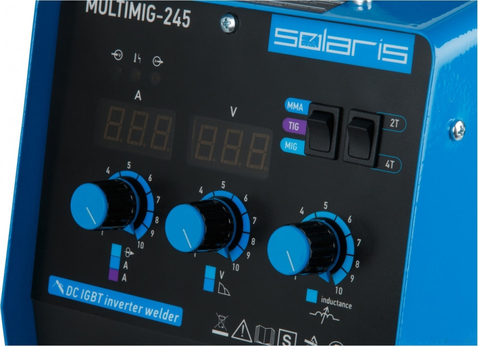 Сварочный инвертор Solaris MULTIMIG-245