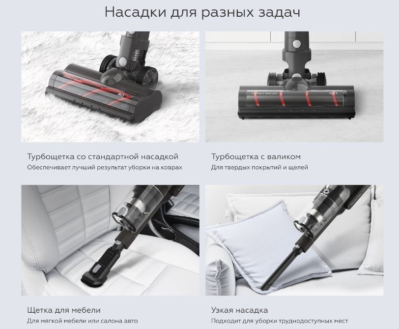 Пылесос BQ VCA0104H (серый)