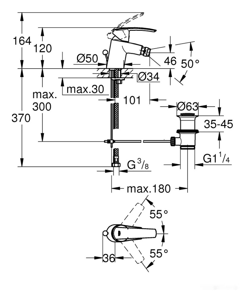Смеситель Grohe Start 32560001
