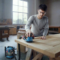 Шлифовальная машина Bosch GEX 185-LI Professional 06013A5021 (с 1-м АКБ, кейс)