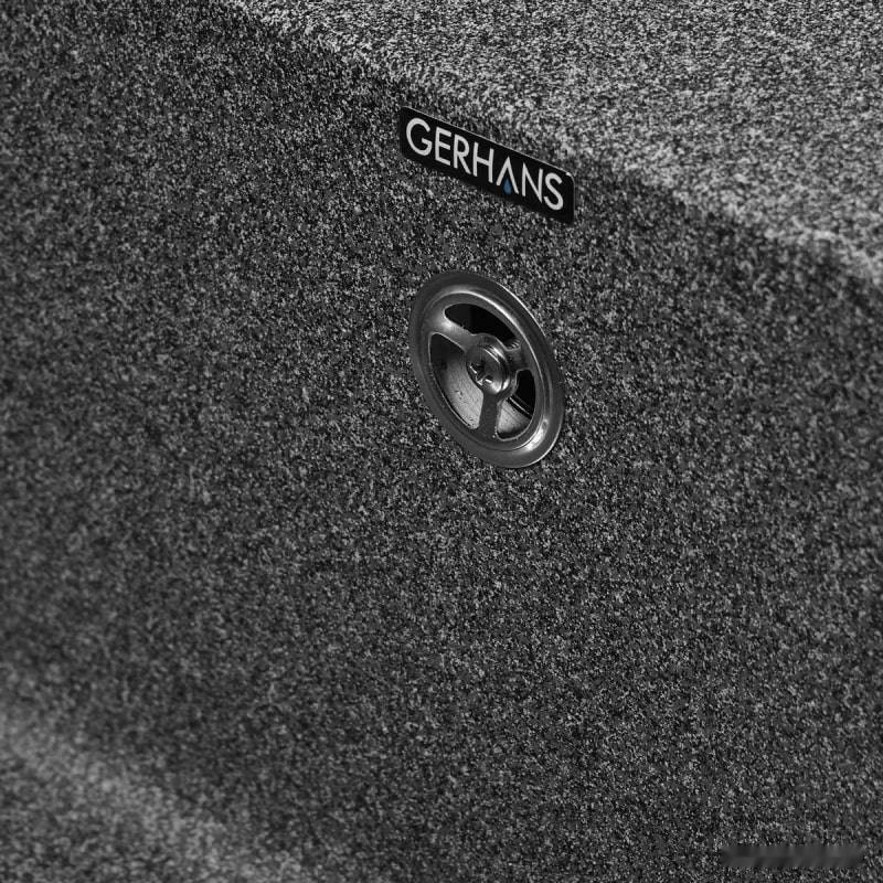 Кухонная мойка Gerhans В19 (графит)