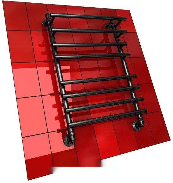 Полотенцесушитель Двин F8 BL Primo 80x50 (черный матовый)