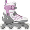 Роликовые коньки Ricos Stream PW-153A S (р. 33-36, белый/лиловый)