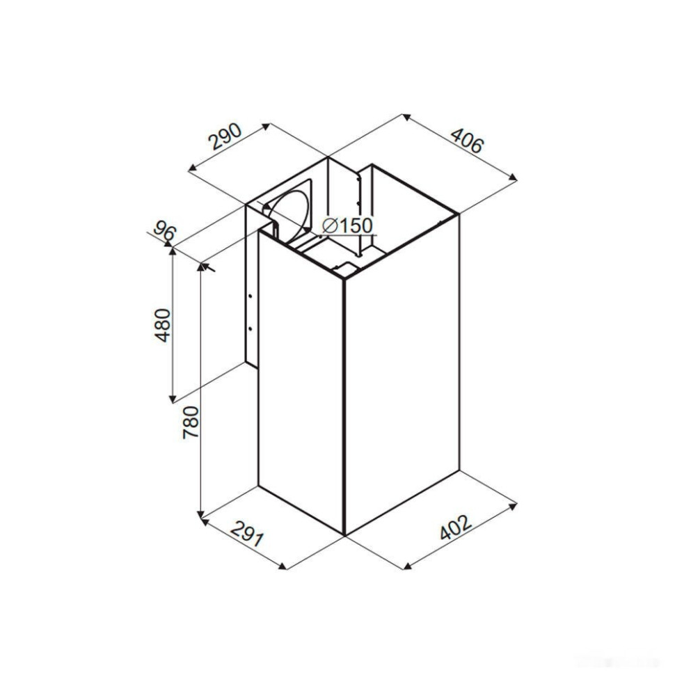 Вытяжка Maunfeld Bath Plus 402 (золотой)