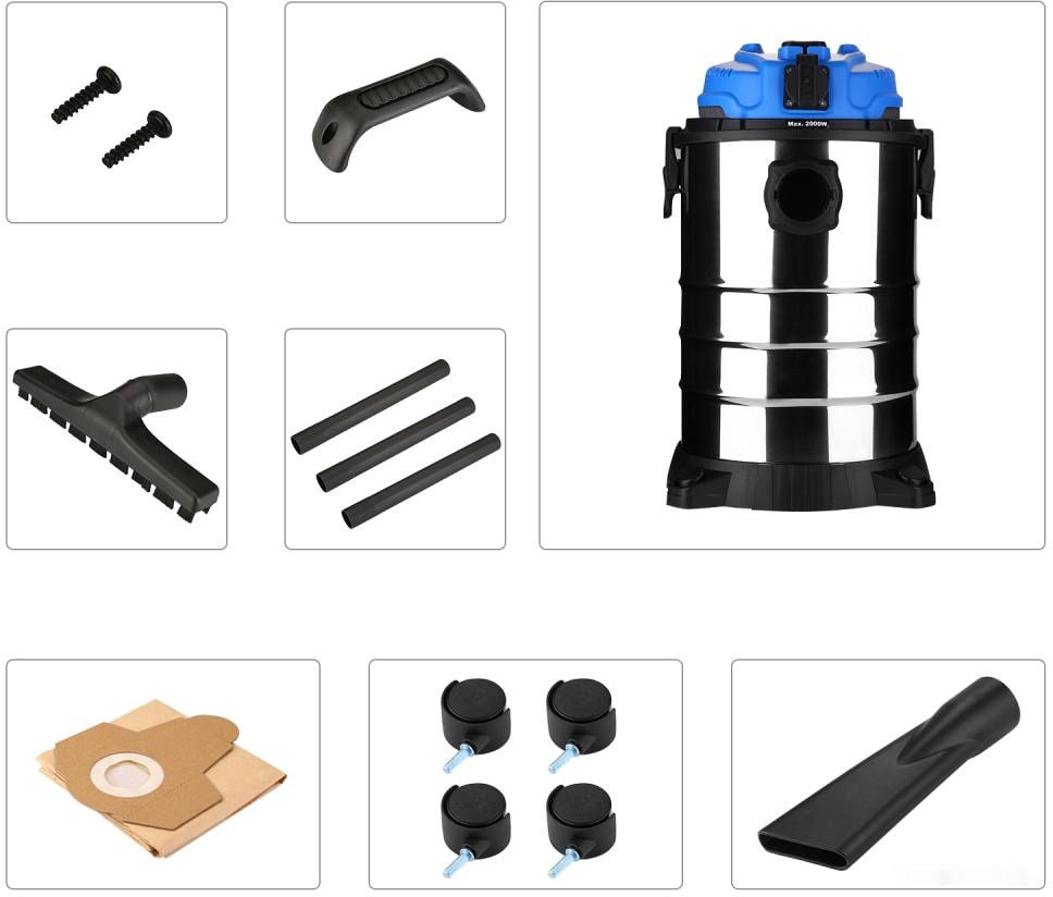 Промышленный пылесос Deko DKVC-1200-30S