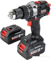 Ударная дрель-шуруповерт Elitech CD 20BL2 E2201.042.02 (с 2-мя АКБ, кейс)