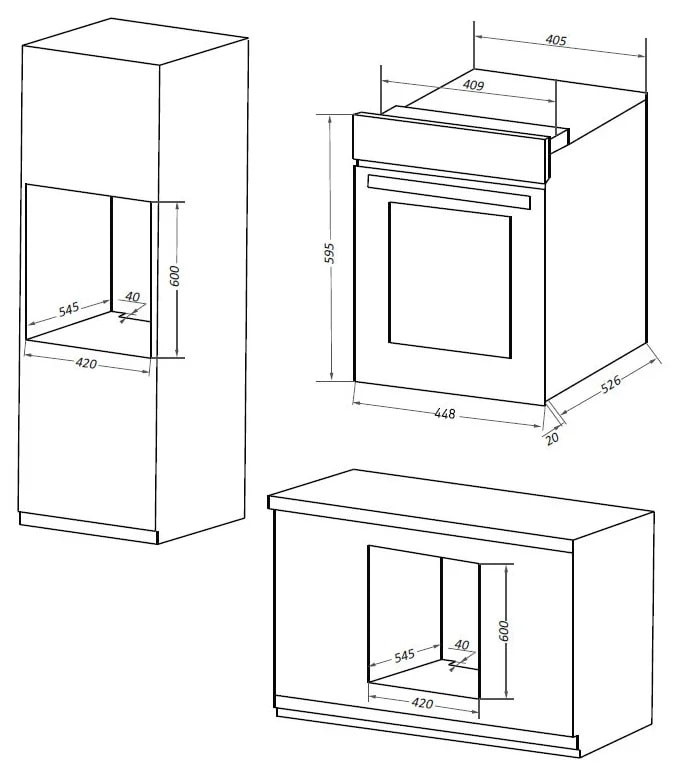Духовой шкаф Maunfeld EOEM.516BG