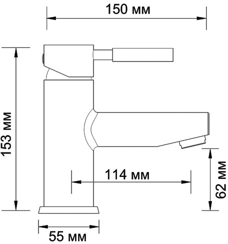 Смеситель Wasserkraft Main 4103