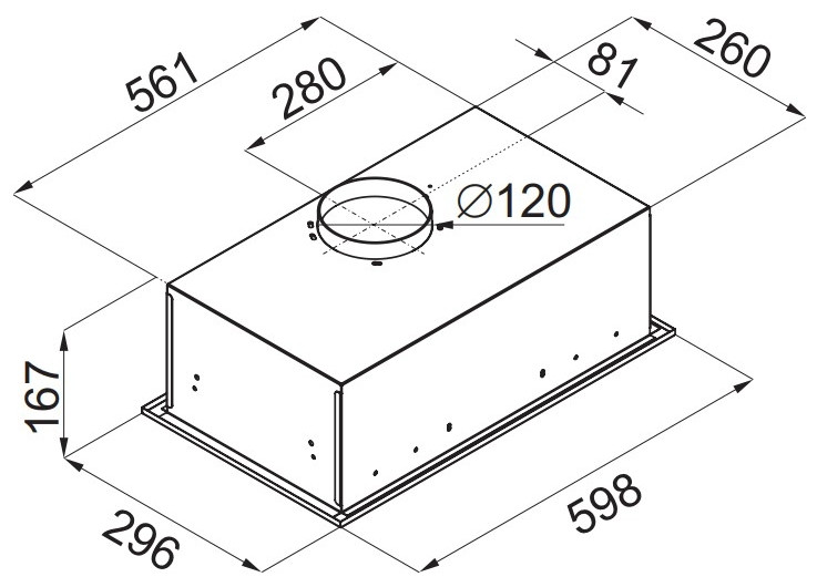 Вытяжка Maunfeld Crosby Singl 60 белый