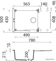 Кухонная мойка Elleci Easy 310 G62 Bianco Antico