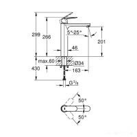 Смеситель Grohe Eurosmart cosmopolitan 23921000