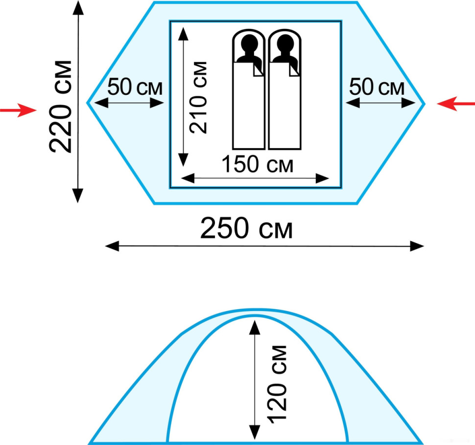 Палатка Tramp Scout 2 v2