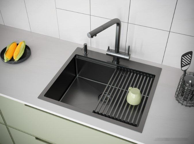 Кухонная мойка Paulmark PM705951-GM