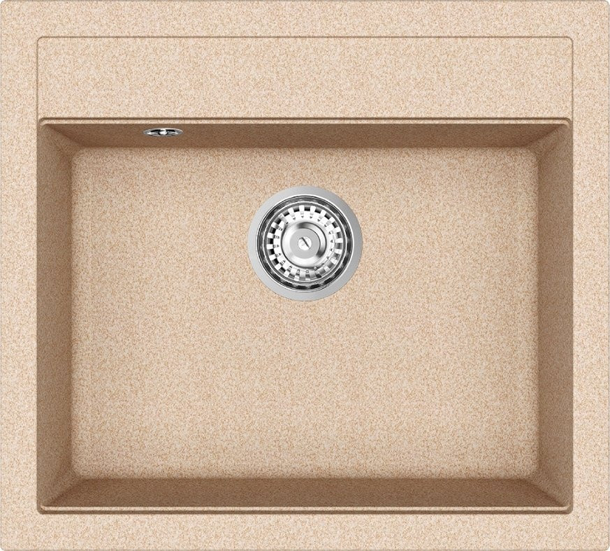 Кухонная мойка AquaSanita Rock SQR 101 110 AW (бежевый)