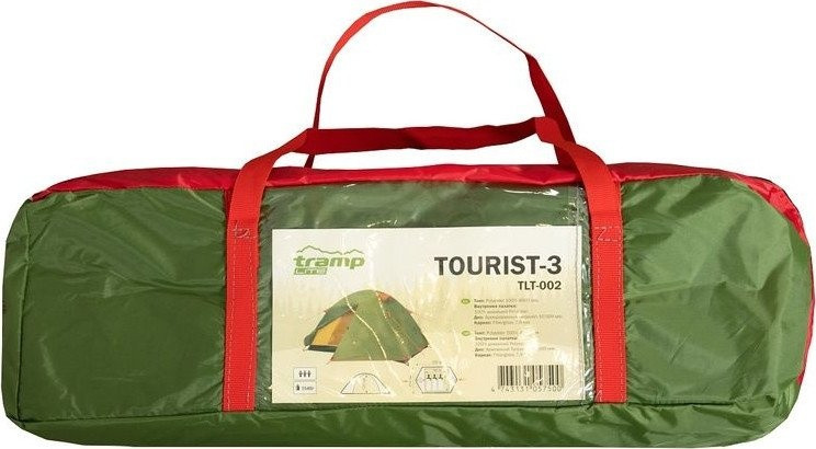 Палатка Tramp Lite Tourist 3 V2 (зеленый)